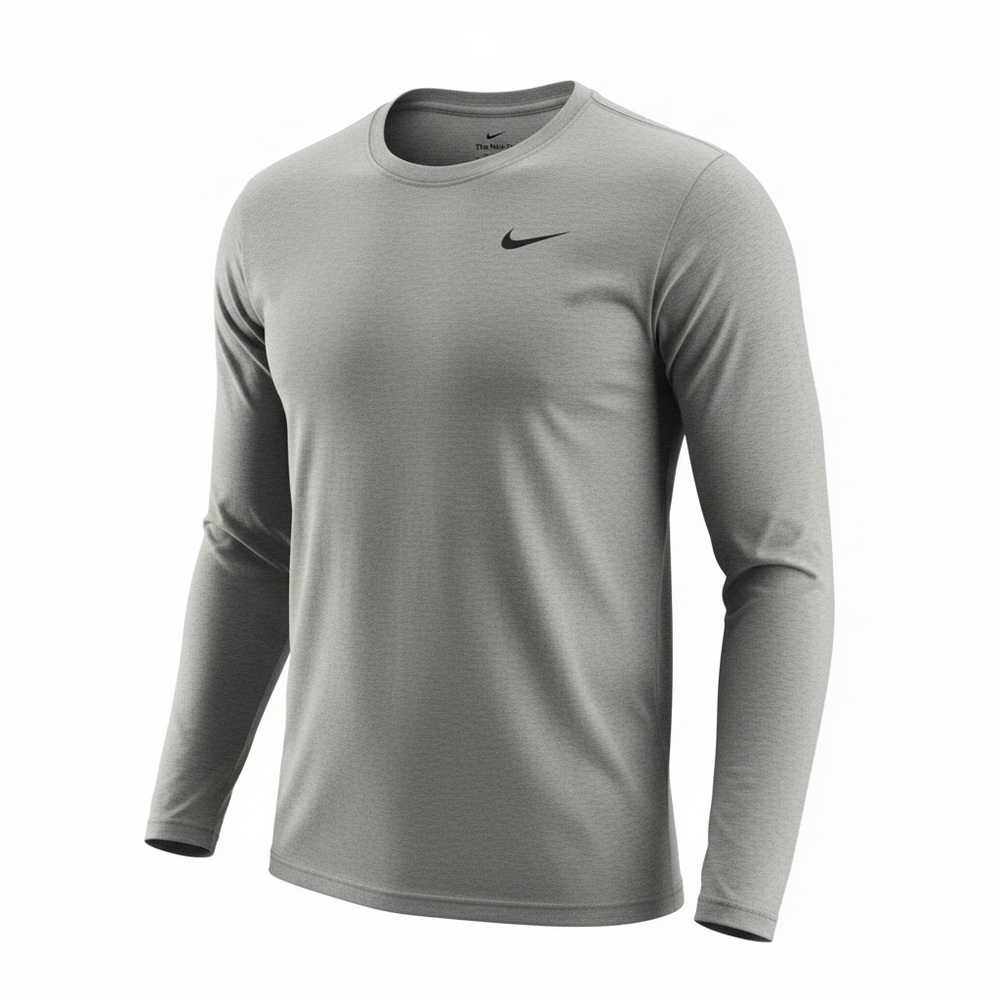 Nike Dri-Fit Gray Long Sleeve Tee Men’s M
